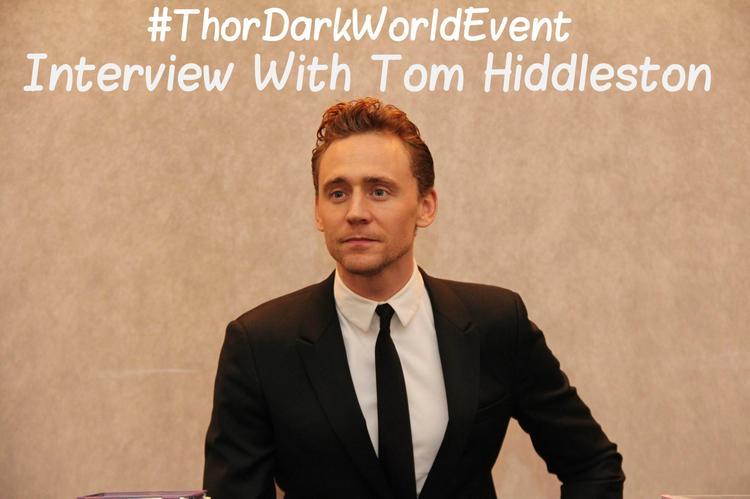 Picture of Tom Hiddleston in interview for Thor The Dark World Movie