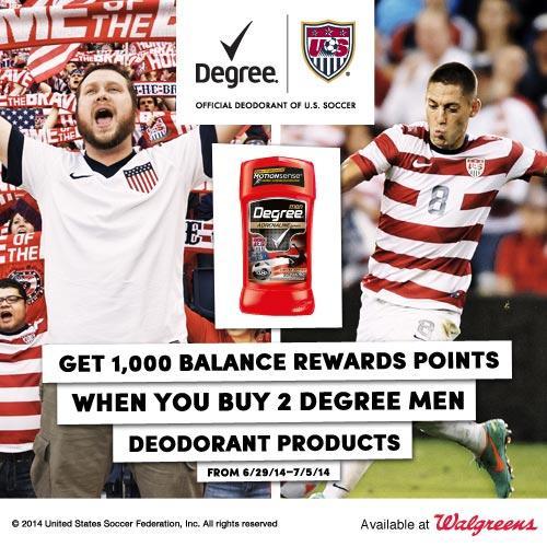 Score With Walgreens Degree World Cup Score With Walgreens Degree World Cup