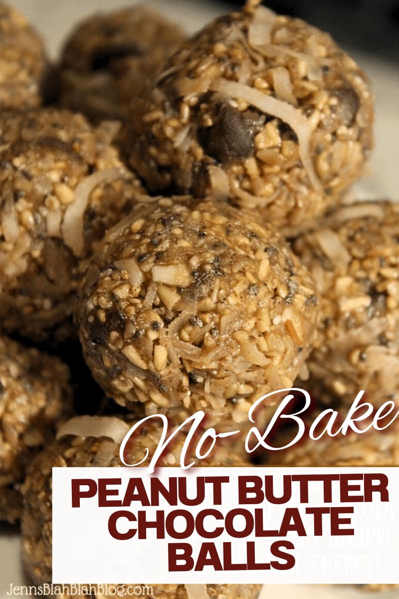 No Bake Oatmeal Chocolate Peanut Butter Balls