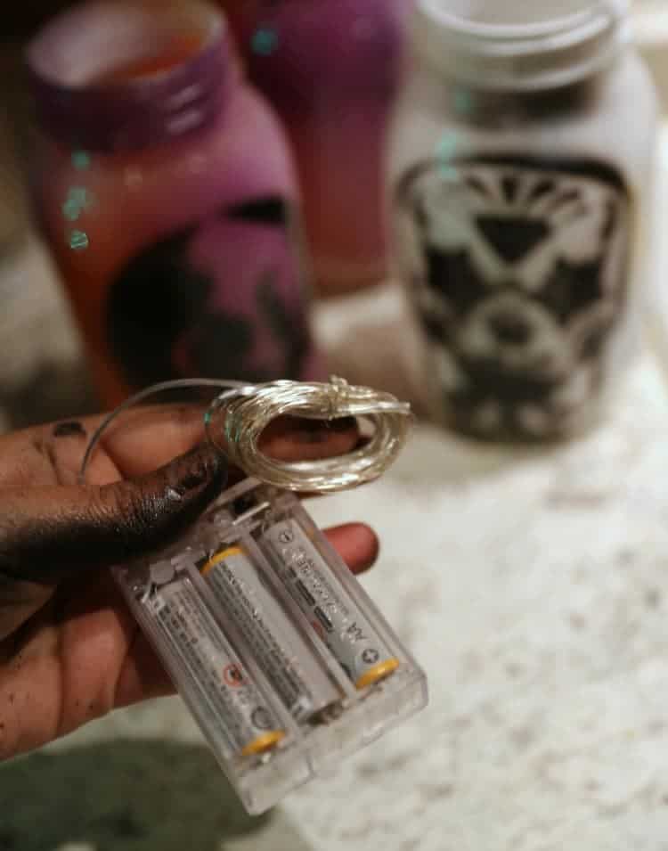 DIY Day of the Dead Mason Jar Lanterns