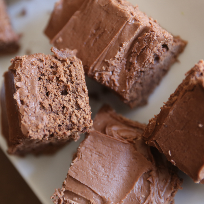 Old Fashion Lunch Lady Brownies
