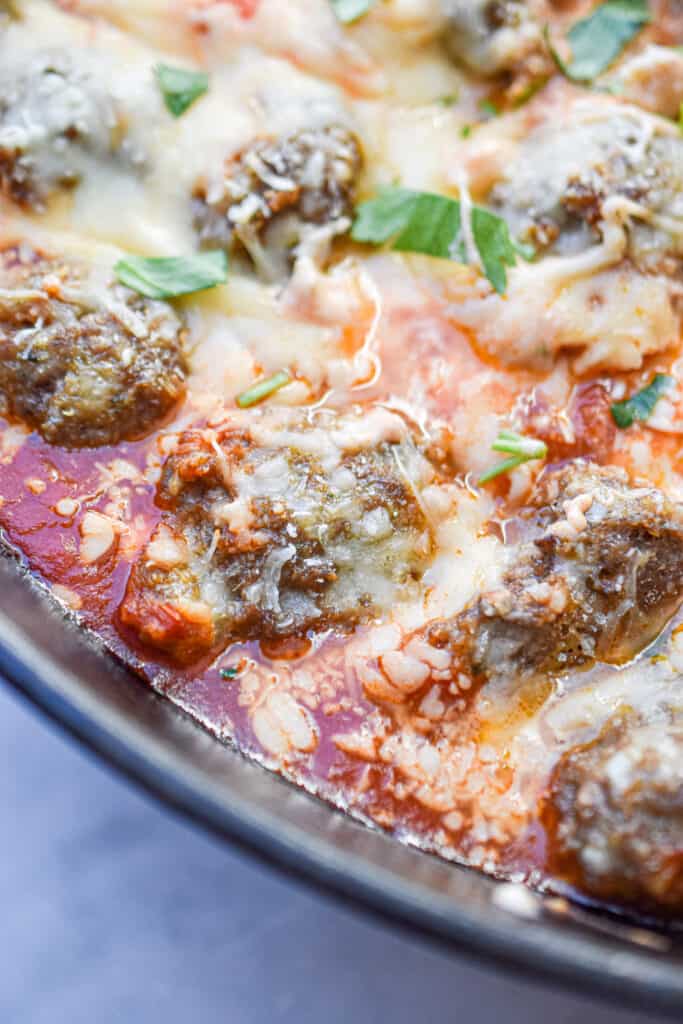 10 Delish Game Day Recipes 15 CHEESY ITALIAN MEATBALL SUB DIP
