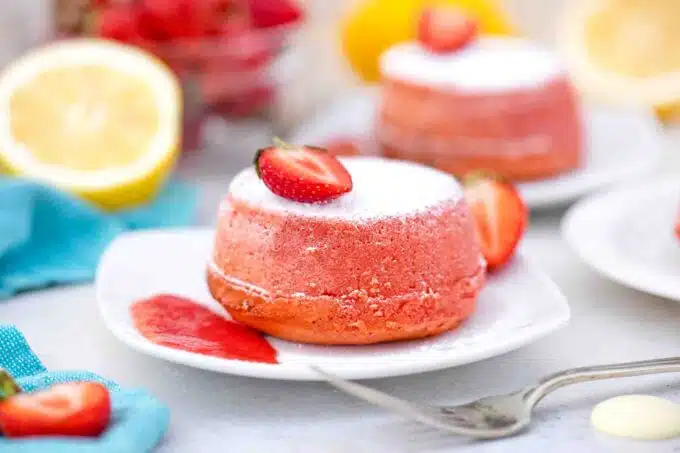 Strawberry Lava Cake