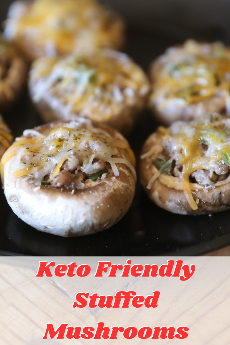 Keto Friendly Stuffed Mushrooms