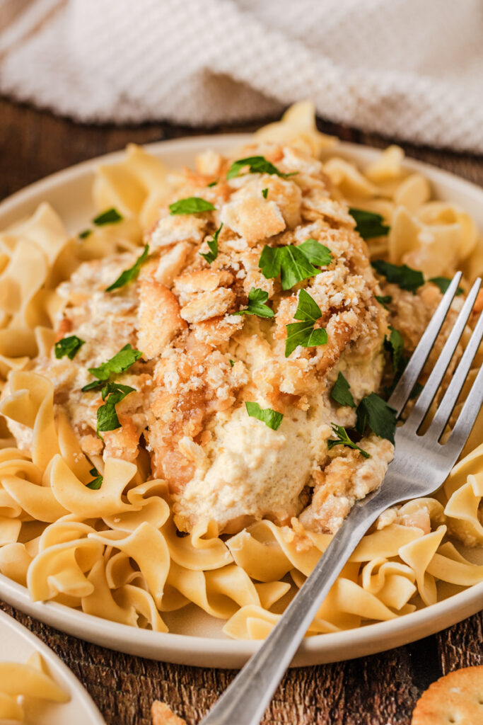 SLOW COOKER RITZ CHICKEN