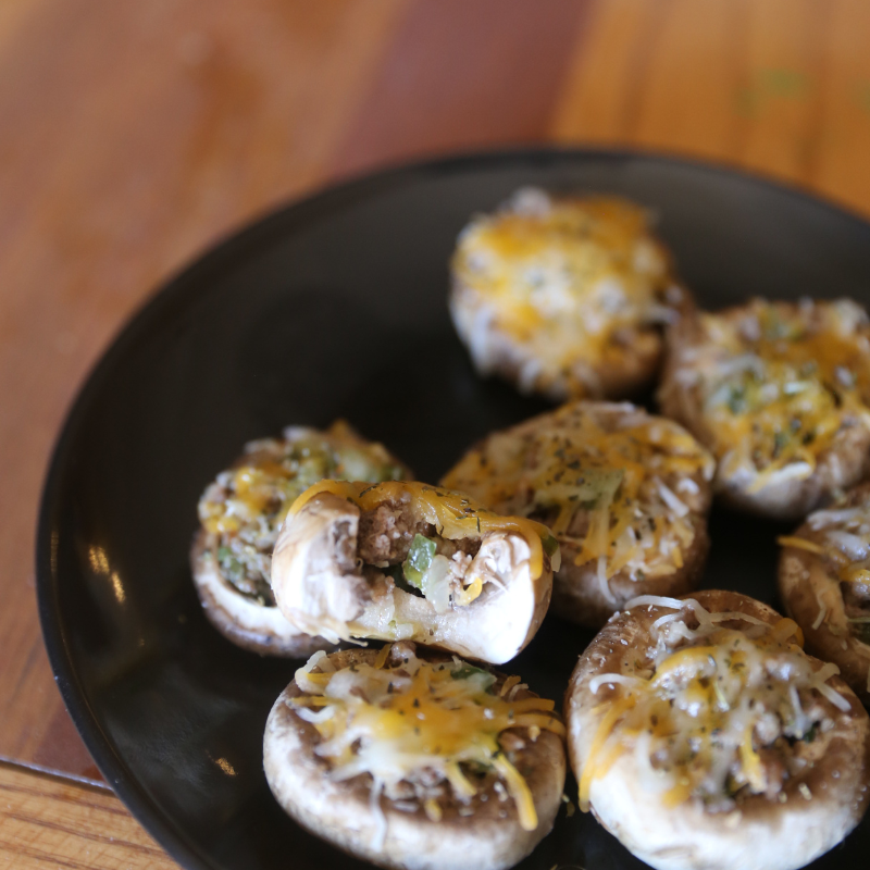 Keto Friendly Stuffed Mushrooms