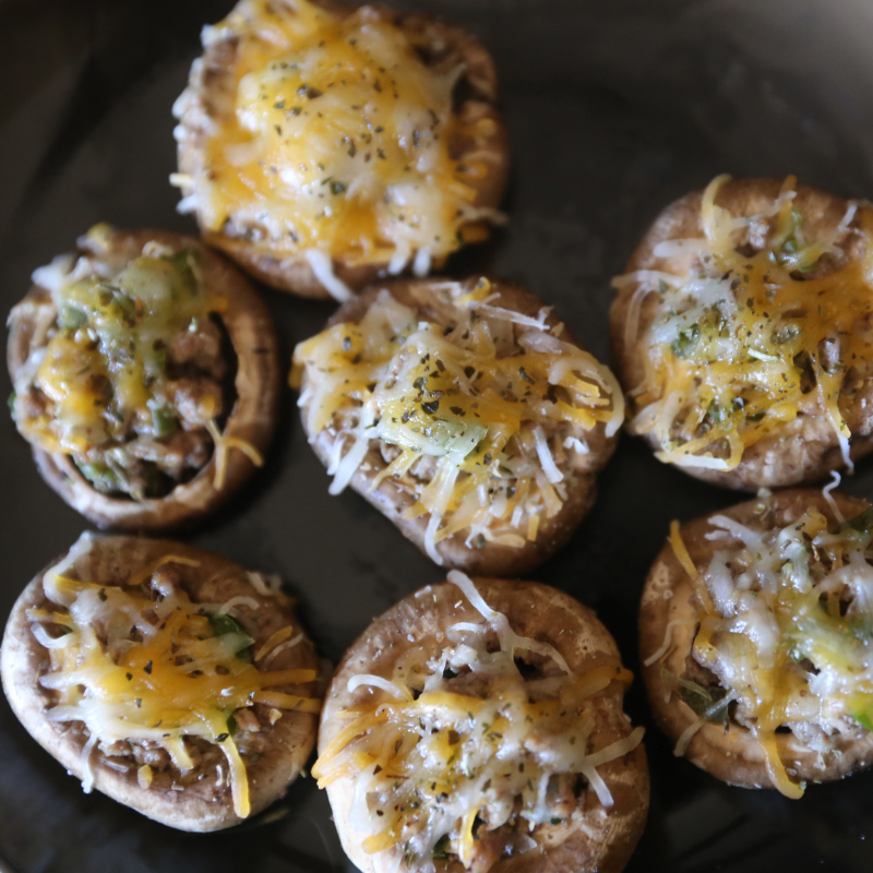 Keto Friendly Stuffed Mushrooms