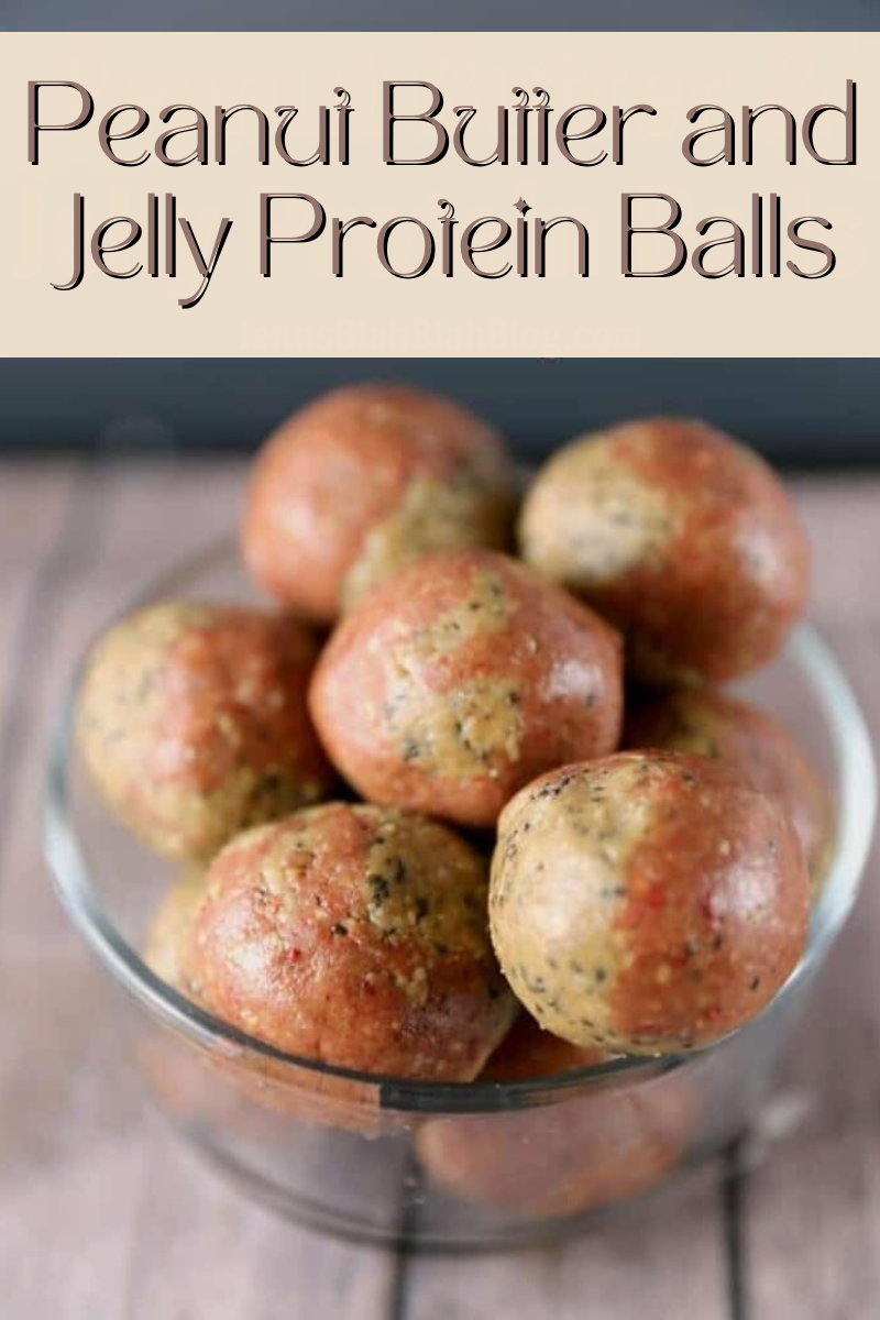 Peanut Butter and Jelly Protein Balls
