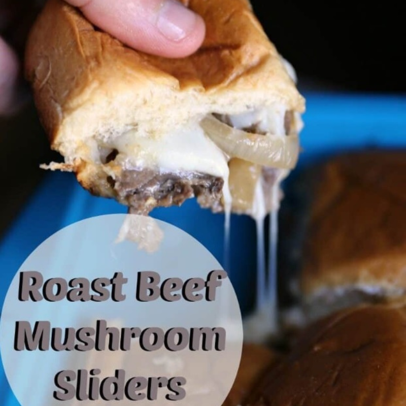 Roast Beef Mushroom & Swiss Sliders