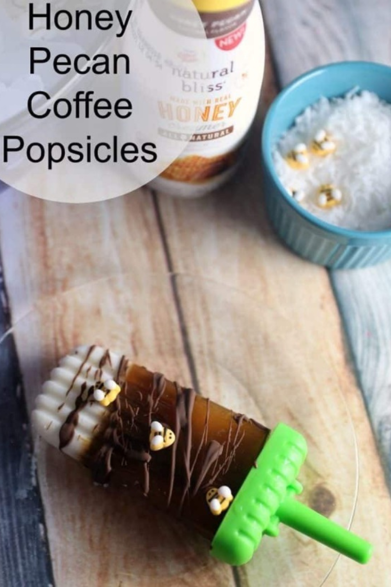 Honey Pecan Coffee Popsicles