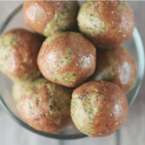 Peanut Butter and Jelly Protein Balls