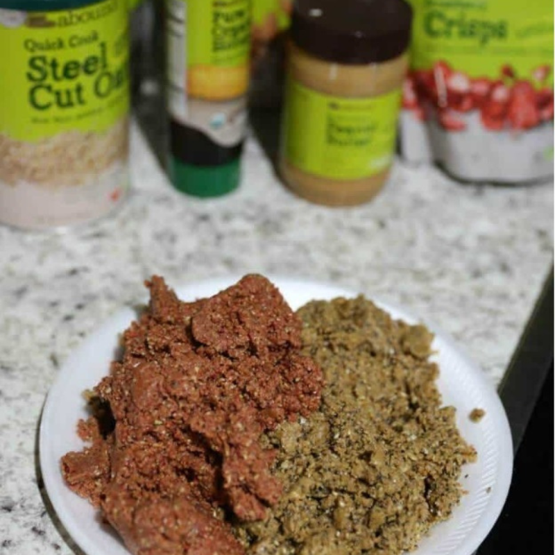 peanut butter and jelly protein balls