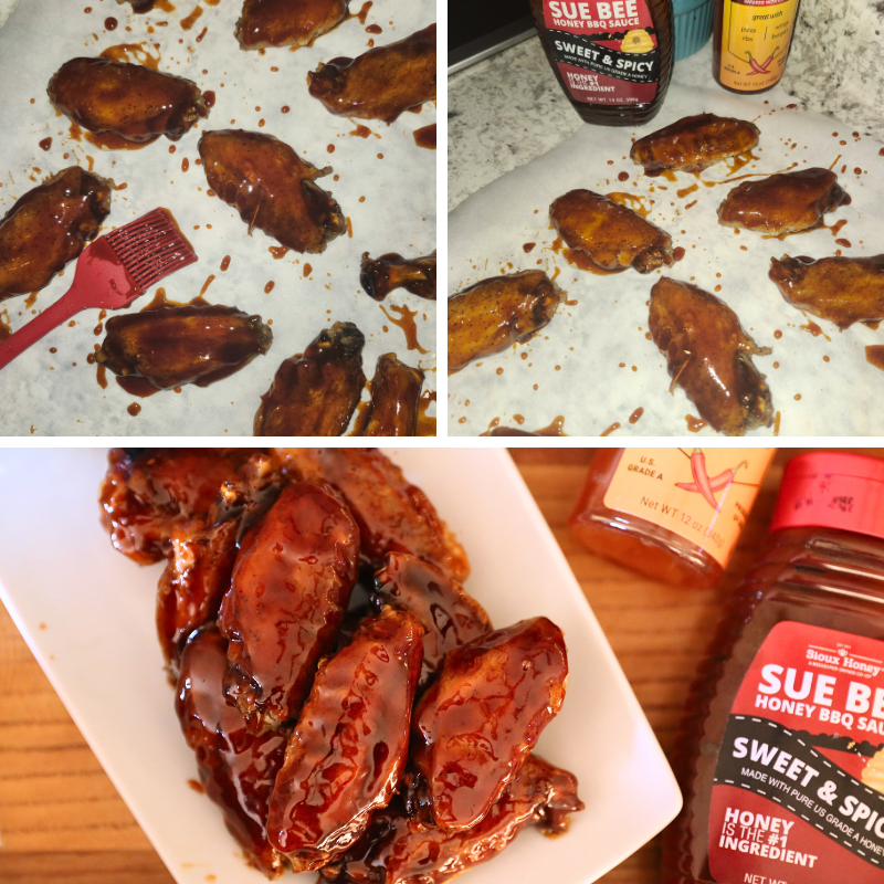 Oven Baked Spicy Honey BBQ Chicken Wings 13 Spicy Honey BBQ Chicken Wings