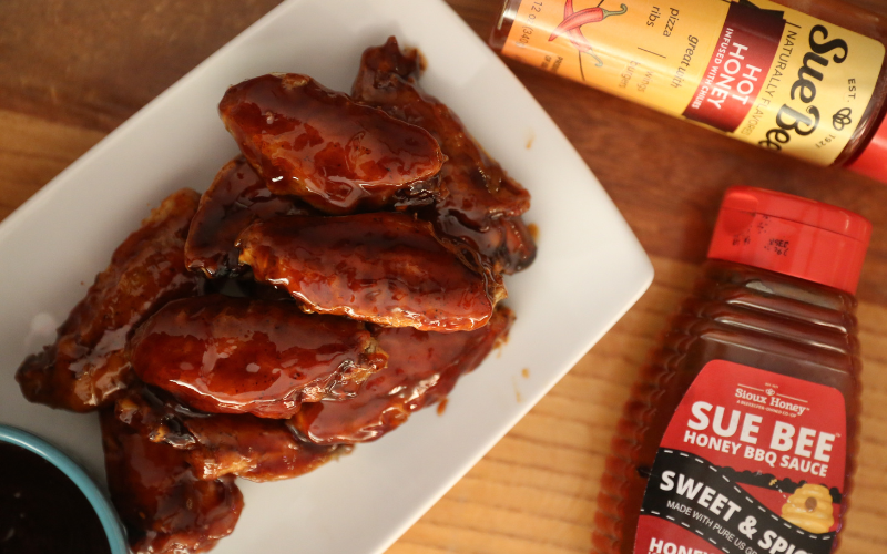 Oven Baked Spicy Honey BBQ Chicken Wings 14 Spicy Honey BBQ Chicken Wings