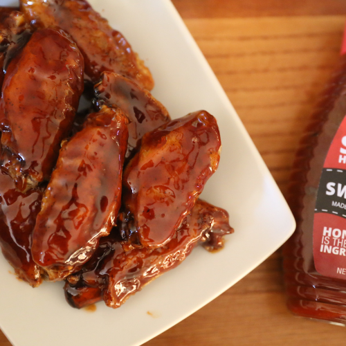 Spicy Honey BBQ Chicken Wings