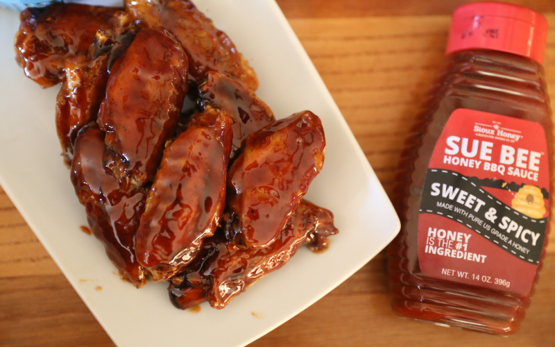 Oven Baked Spicy Honey BBQ Chicken Wings 11 Spicy Honey BBQ Chicken Wings