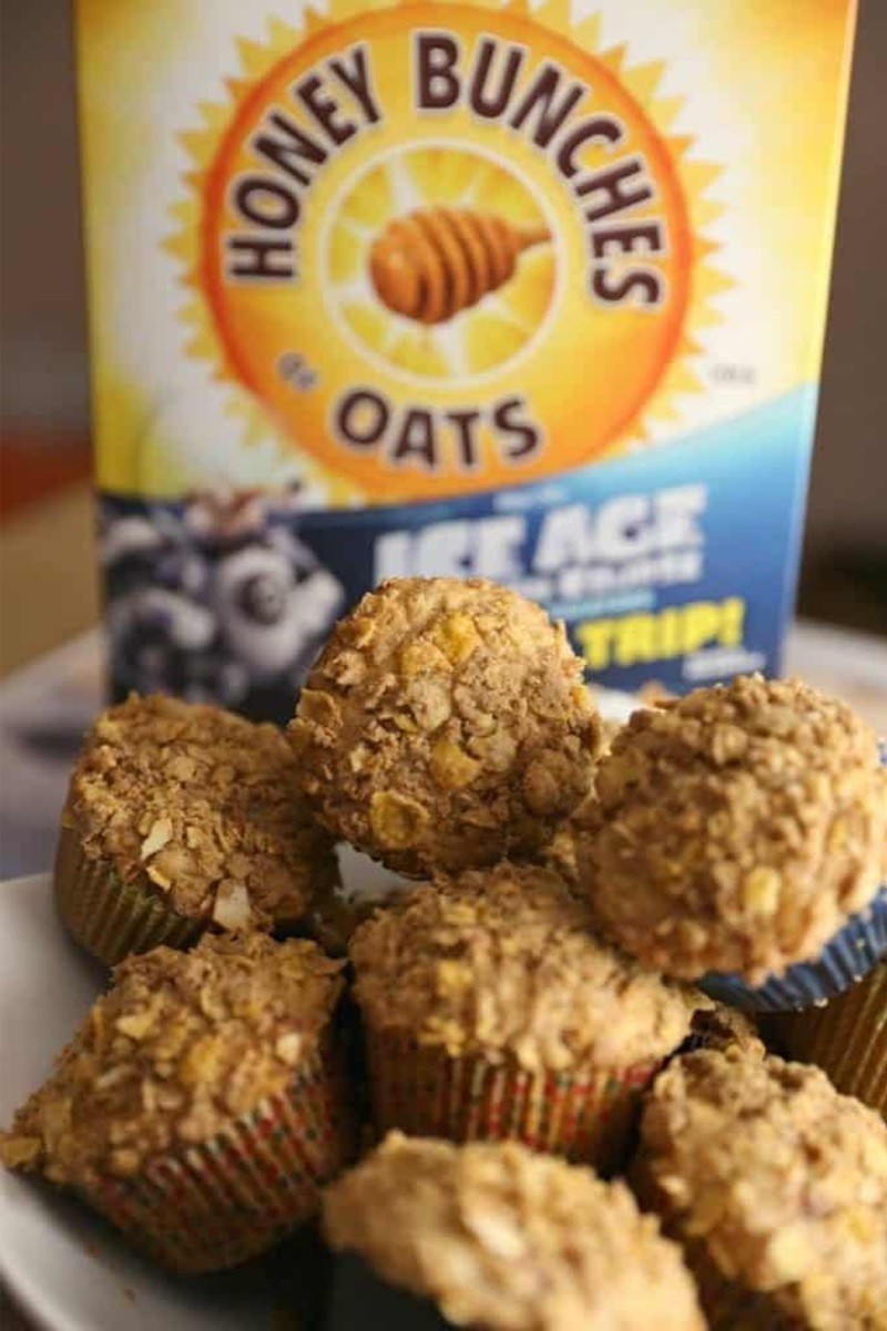Honey Bunches of Oats Cinnamon Strudel Muffins 17 Honey Bunches of Oats Cinnamon Strudel Muffins