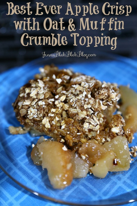 Apple Crisp Bake with Crispy Muffin Crumble Topping