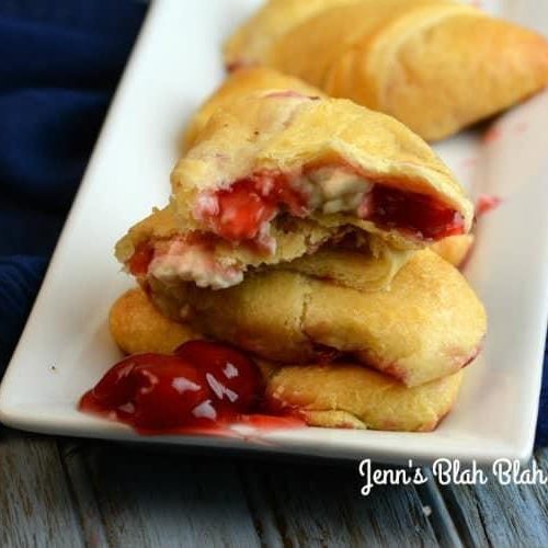 Cherry Cheesecake Crescents
