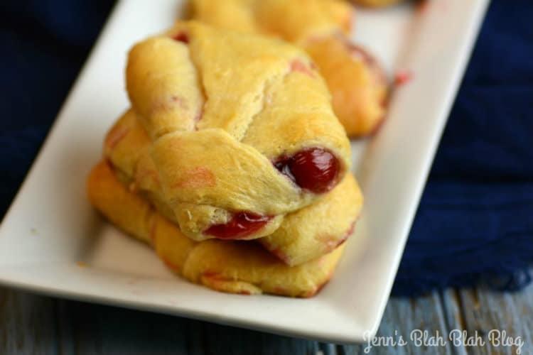 Cherry Cheesecake Crescents