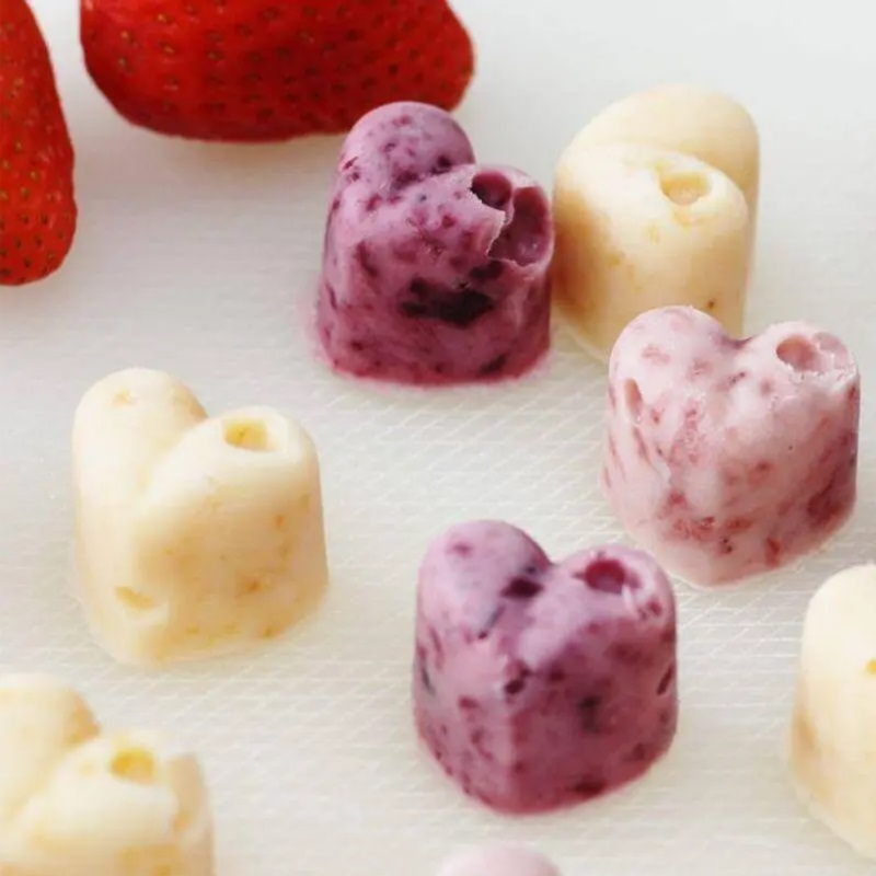 Frozen Yogurt Hearts