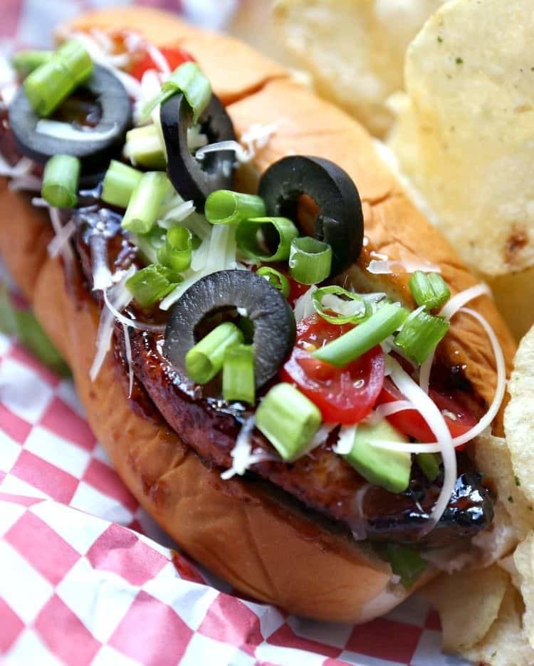 Grilled BBQ Country Style Rib “Dogs”