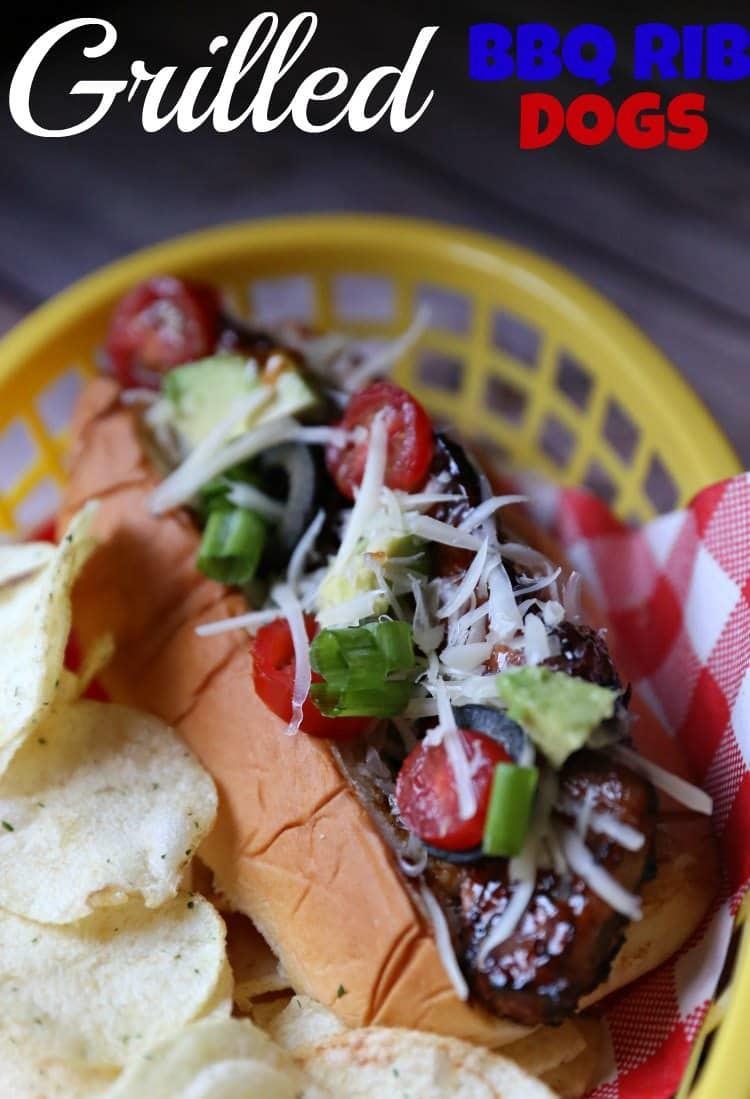 Grilled BBQ Country Style Rib “Dogs”