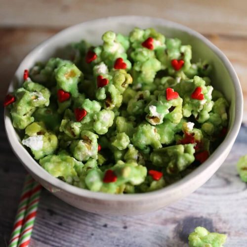 Grinch Christmas Candy Popcorn1