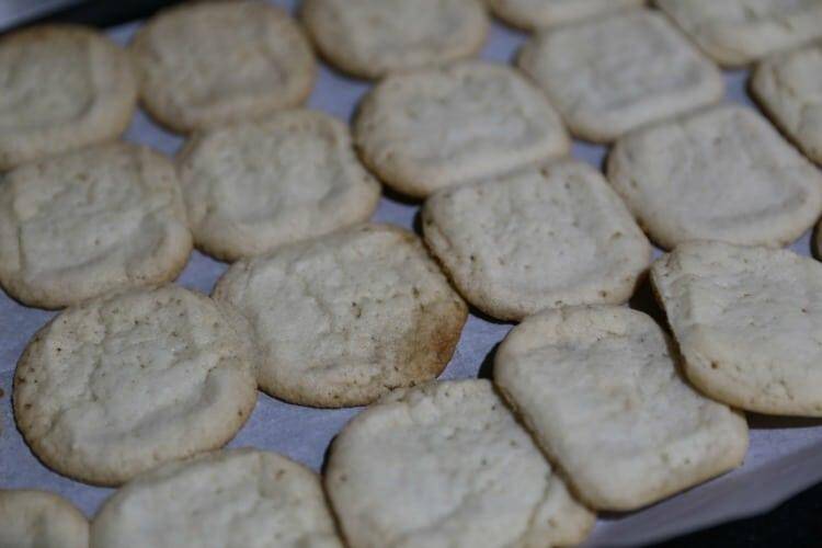 Melting Snowman Chewy Sugar Christmas Cookie