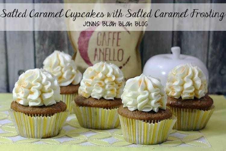 Salted Caramel Cupcakes with Salted Caramel Frosting
