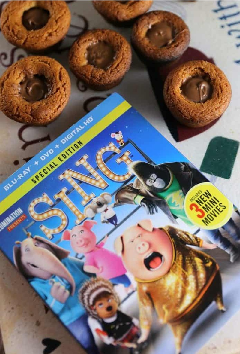 Chewy Peanut Butter Rolo Stuffed Cookie Cups