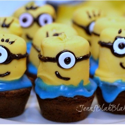 DIY Easy Minions Brownies Recipe