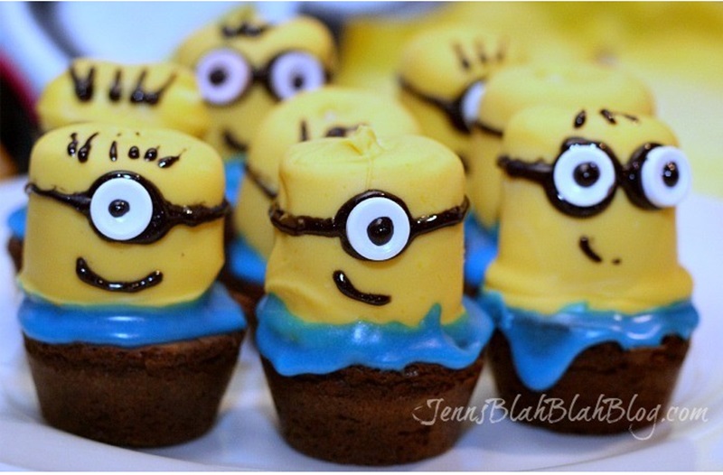 DIY Easy Minions Brownies Recipe