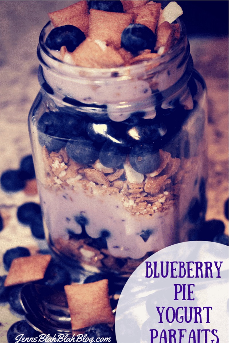 Blueberry Pie Yogurt Parfaits 11 Blueberry Pie Yogurt Parfaits