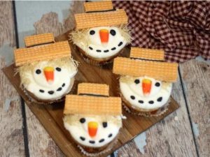 Super Duper Cute Scarecrow Cupcakes Recipe