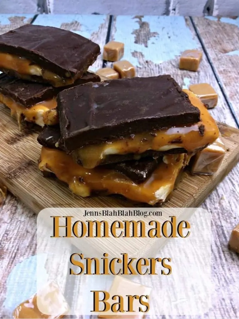 Homemade Snickers Bars Recipe
