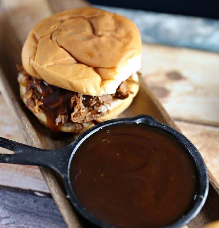 Zesty Slow Cooker Barbeque Chicken Sandwiches 13 bbq chicken sandwich with bbq sauce