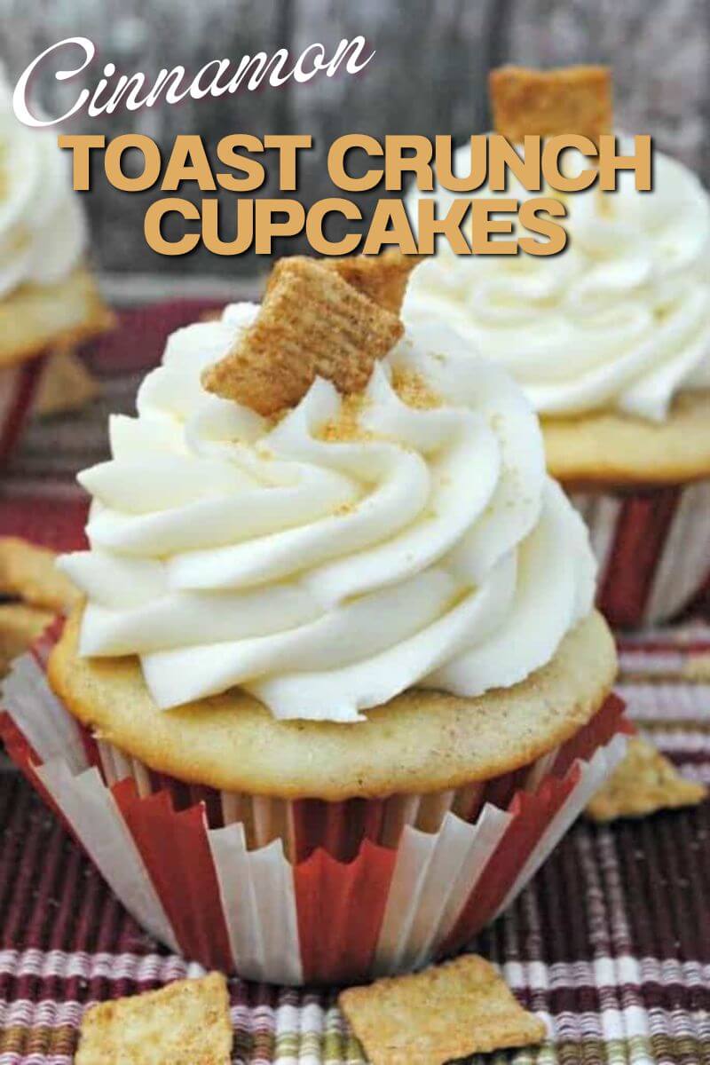 Cinnamon Toast Crunch Cupcakes