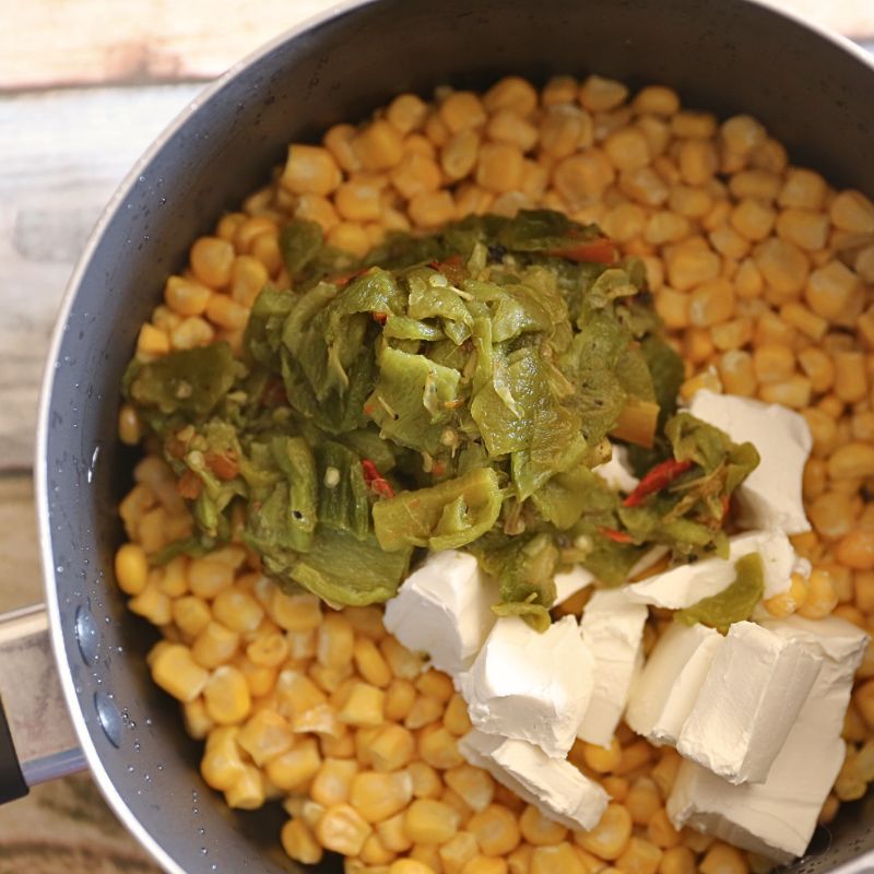 Creamy Green Chili Corn