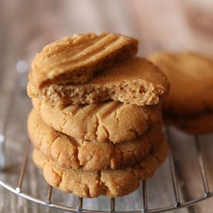 Three Ingredient Peanut Butter Cookies