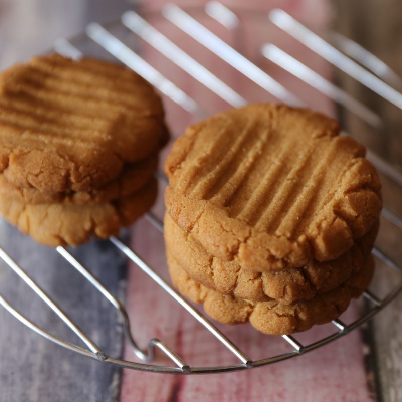 Three Ingredient Peanut Butter Cookies