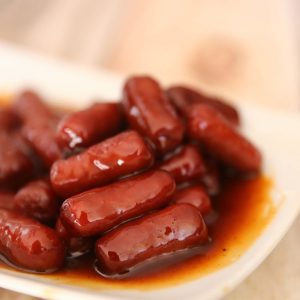 BBQ Lit'l Smokies in The Crockpot