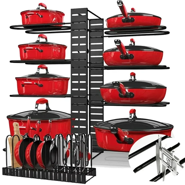 8-tier Heavy-Duty Heavy Duty Organizers for Cabinet