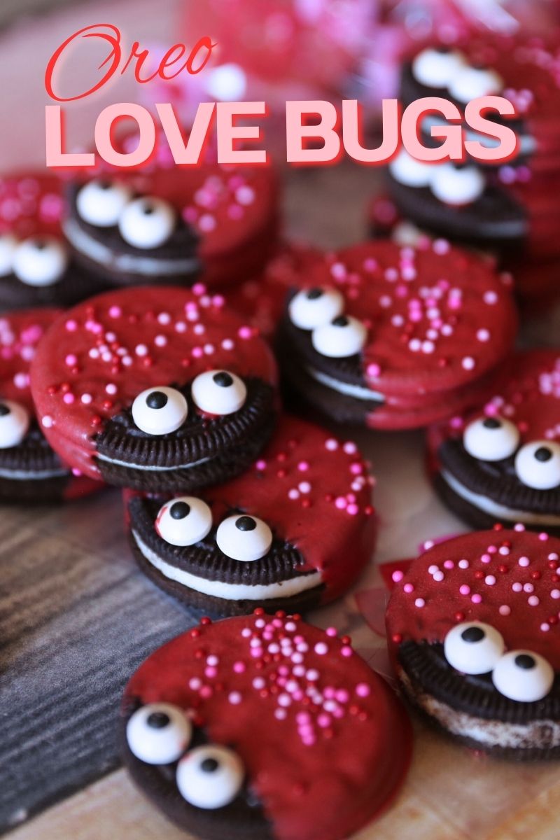 Valentine’s Day Oreo Cookies (Easy No-Bake Love Bug Treats)