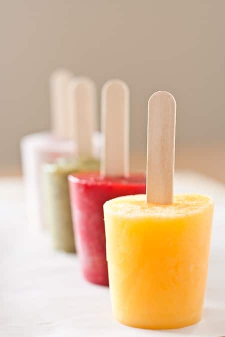 Easy 2-Ingredient Sparkling ICE Pops