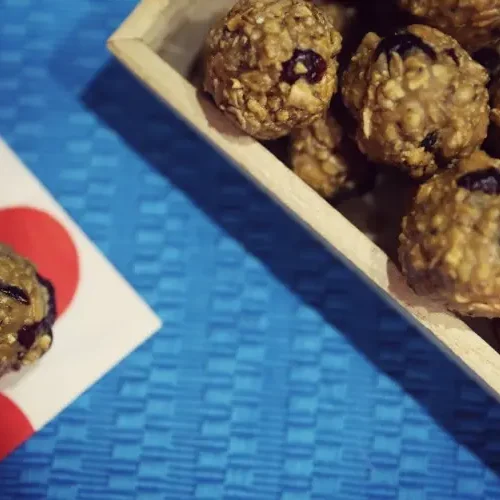 Ancient Grains Granola & Peanut Butter Energy Balls Recipe with Chia Seed